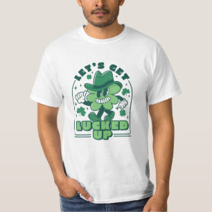 St. Patricks Funny Kleeblatt Lassen Sie uns Glück T-Shirt