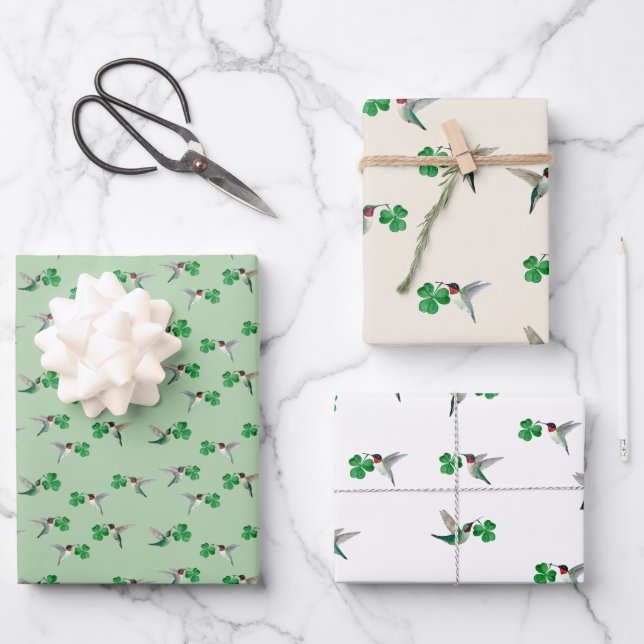  St. Patrick's Geschenkpapier Set (Vorderseite)