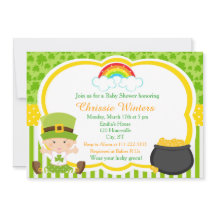 St Patricks Girl Baby Dusche Party