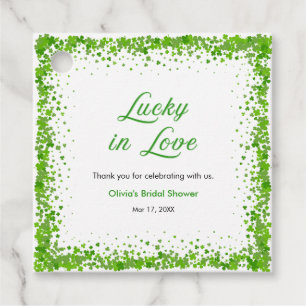 St. Patricks Glück in Liebe Brautparty Dankeschön Geschenkanhänger