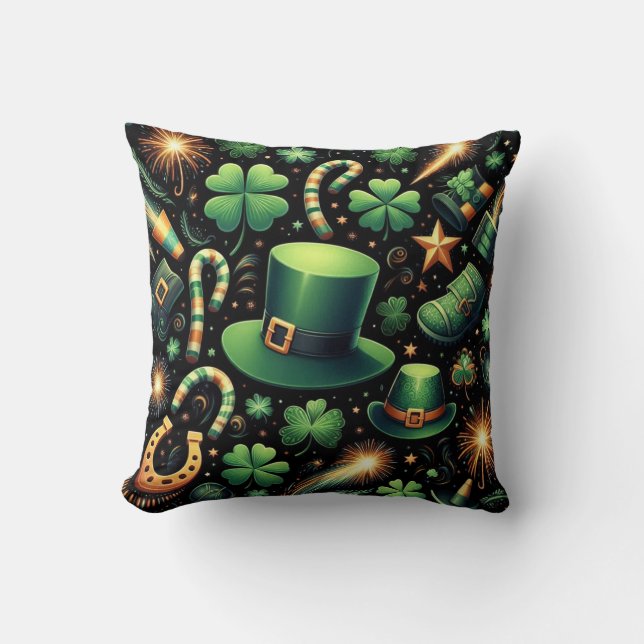 St. Patricks Glück Kissen (Vorderseite)