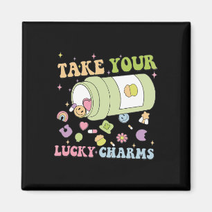 St. Patricks Glückliche Krankenschwester Nimm dein Magnet