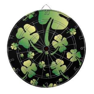 St. Patricks Gradient Clover Dartscheibe