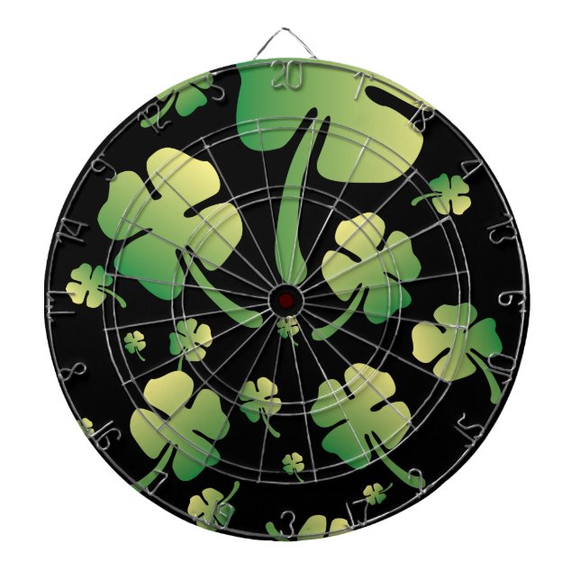 St. Patricks Gradient Clover Dartscheibe (vorne)