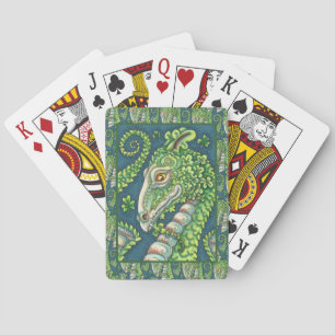 ST. PATRICK'S GREEN KLEEBLATT DRAGON, IRISH FANTAS SPIELKARTEN