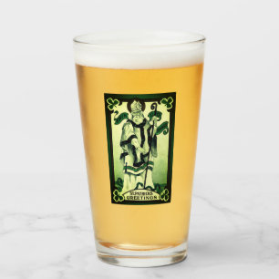 St. Patricks Greetings (Erin Go Braugh) Glas