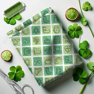 St. Patrick's Hand Drawn Icons ID635 Stoff
