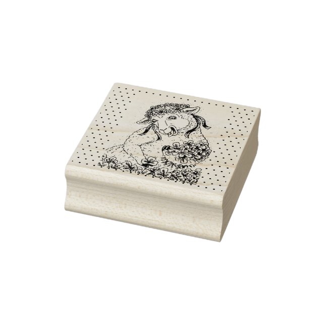 ST. PATRICK'S IRISH EWR UND KLEEBLATTS RUBBER-BRIE GUMMISTEMPEL (Stempel)