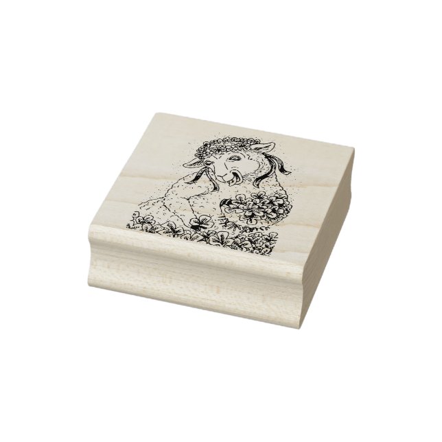 ST. PATRICK'S IRISH EWR UND KLEEBLATTS RUBBER-BRIE GUMMISTEMPEL (Stempel)