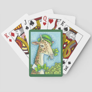 St. Patrick's IRISH GIRAFFE BICYCLE PLAYING CARDS Spielkarten