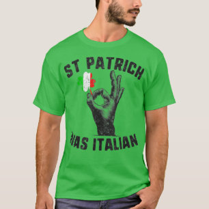 St Patricks: Italienische Flagge Italiano Hand T-Shirt