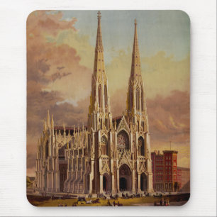St. Patricks Kathedrale in Midtown Manhattan Mousepad