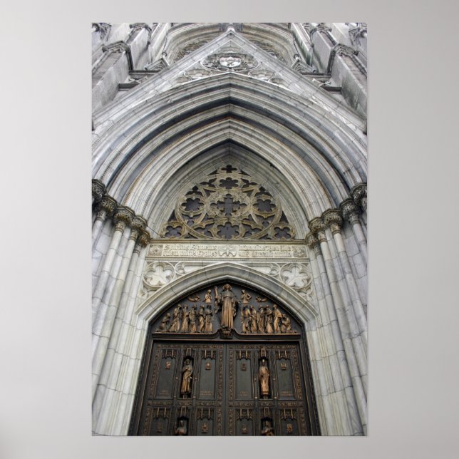 St. Patricks Kathedrale in New York City Poster (Vorne)