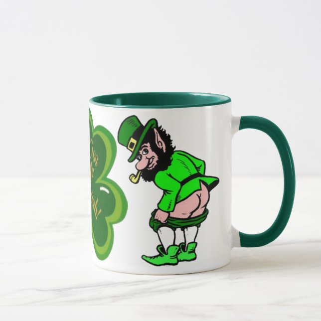 St. Patrick's Kiss Me Je suis Irish Mug (Droite)
