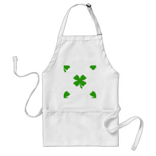 st patricks kleeblatt-emoji schürze