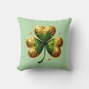 St. Patrick's Kleeblatt-Kissen Kissen