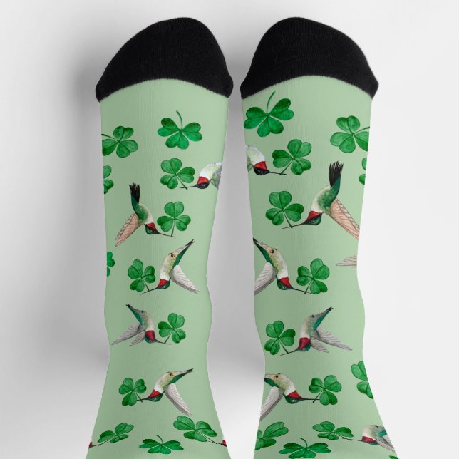 St. Patricks Kolibri-Crewsocken Socken (Oben)