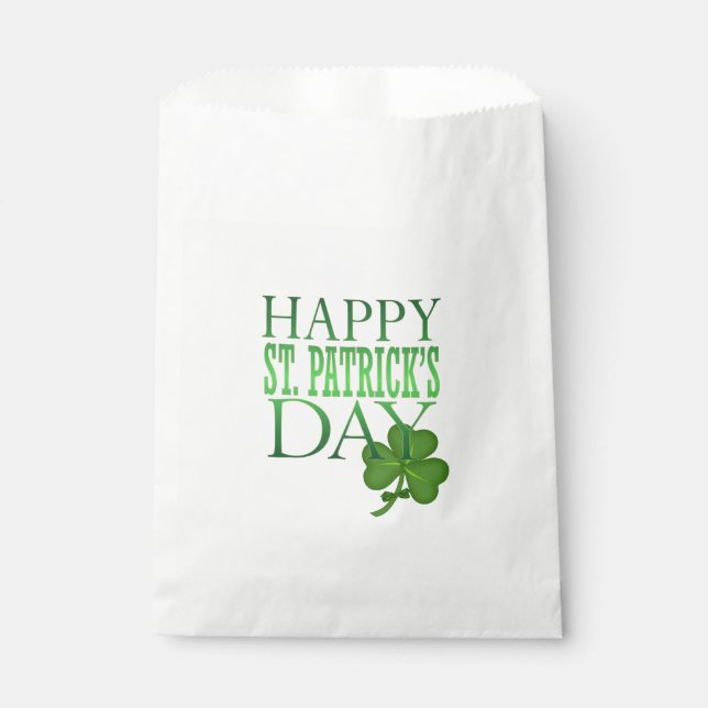 St. Patrick's Leckerei Fvor Bag Geschenktütchen (Vorderseite)