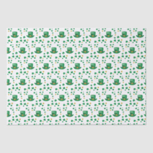 St. Patrick's Lucky Leprechaun, Coin und Clovers Seidenpapier