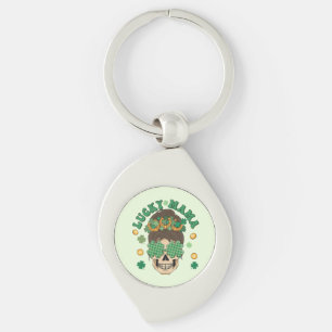 St. Patrick's Lucky Mama Skeleton Schlüsselanhänger