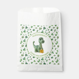 St Patricks Lucky One Dinosaur Fvor Bag Geschenktütchen