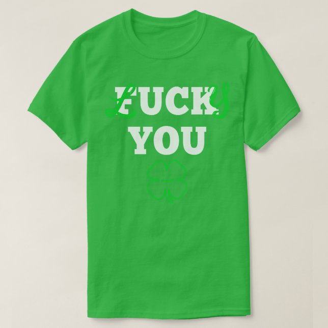 St Patricks Lucky T-Shirt (Design vorne)