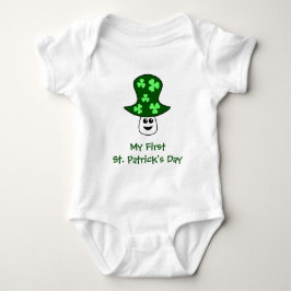 St. Patrick's Mushroom Baby Bodysuit Strampler