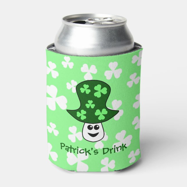 St. Patrick's Mushroom Can Cooler Dosenkühler (Kanne Vorderseite)