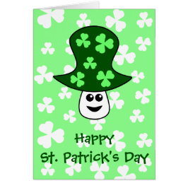 St. Patrick's Mushroom Card