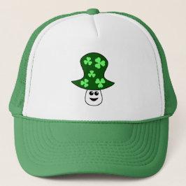 St. Patrick's Mushroom Trucker Hat Truckerkappe