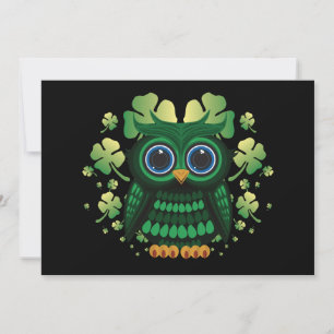 St. Patrick's Owl Feiertagskarte