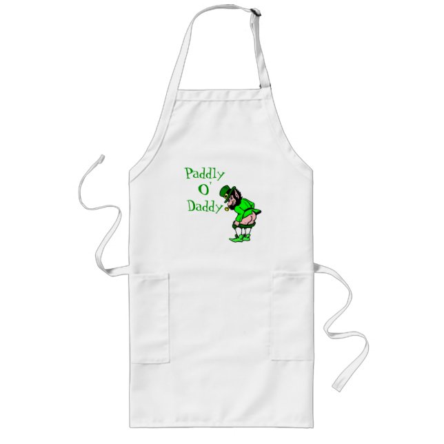 St Patrick's Paddly O' Daddy Leprechaun Schürze (Vorne)