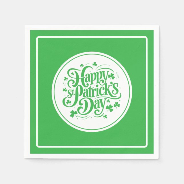 St. Patrick's Paper  Serviette (Vorderseite)