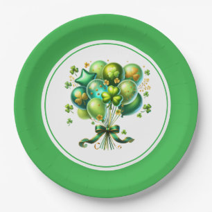 St. Patricks Papierplatten Pappteller