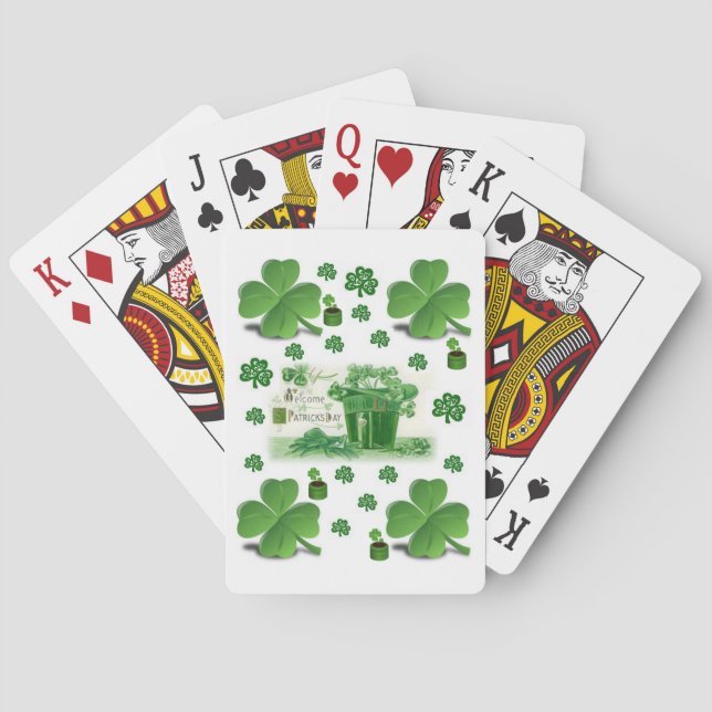 St. Patrick's Play Card Deck Spielkarten (Rückseite)