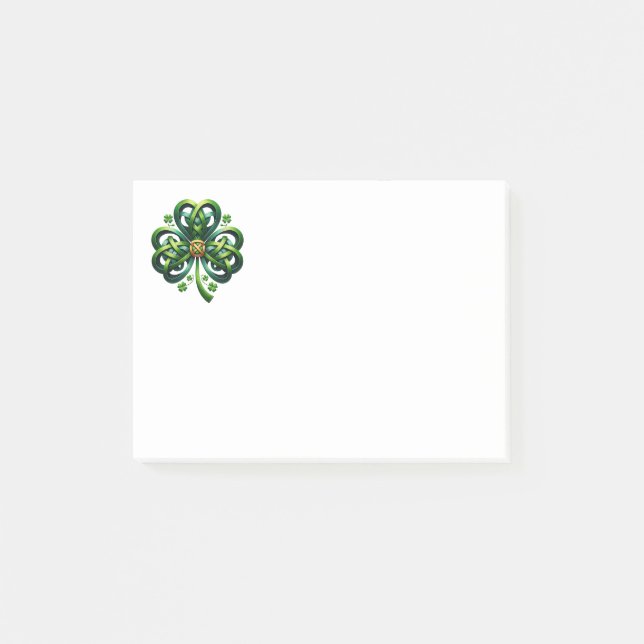 St. Patricks  Post-it Klebezettel (Vorderseite)