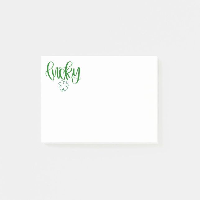 St. Patricks  Post-it Klebezettel (Vorderseite)