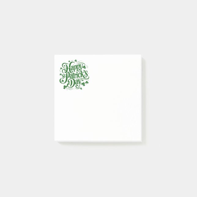 St. Patricks  Post-it Klebezettel (Vorderseite)