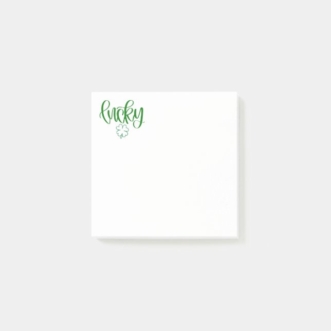 St. Patricks  Post-it Klebezettel (Vorderseite)