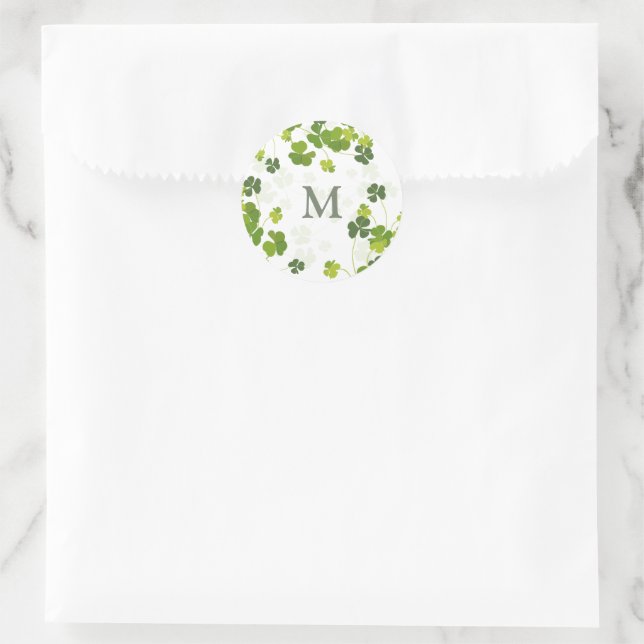 St. Patrick's Runder Aufkleber (Tasche)