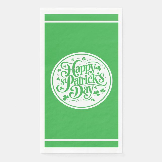 St. Patrick's  Serviette (Vorderseite)