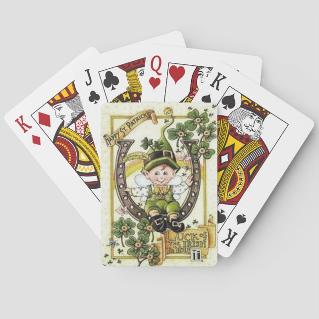 St. Patrick's Spielkarten-Deck Spielkarten (Rückseite)