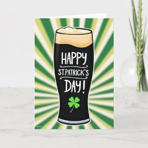 St Patricks Sunburst Streifen Karte