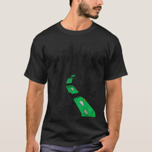 St. Patricks Tag Chicago Graphic River grün irisch T-Shirt