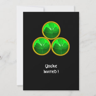 ST. PATRICKS TAG DREIBLATT TRINITÄT EINLADUNG