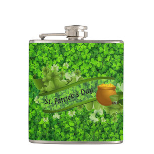 St. Patricks-Tag Flachmann