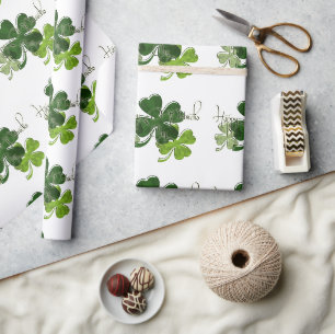 St. Patricks Tag Geschenkpapier