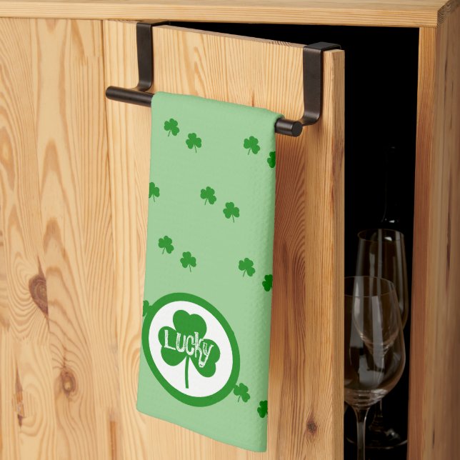 St. Patricks-Tag Geschirrtuch (Drittel gefaltet)