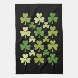 St. Patricks Tag Herz Glücksklee Shamrock Geschirrtuch