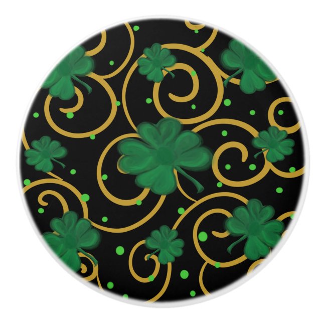 St. Patricks Tag Keramikknauf (Vorderseite)